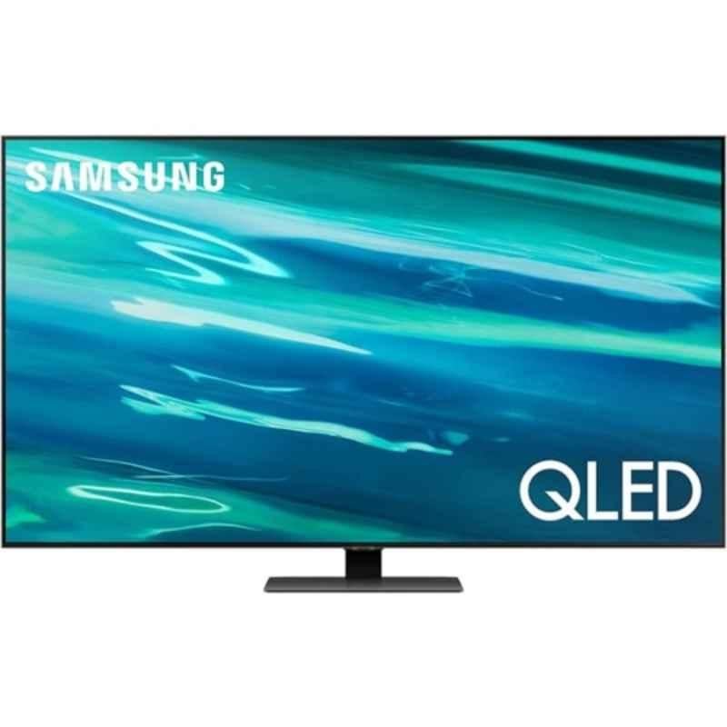 Samsung 55 inch Carbon Silver 4K QLED Smart TV, QA55Q80AAUXZN