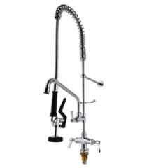 Zephyr 508mm Brass & Zinc Alloy Black Pre Rinse Faucet, ZPRFD1
