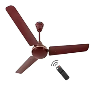 XUGA Neo F4B 28W 5 Star 380rpm 3 Blade Smoky Brown BLDC Ceiling Fan with Remote & 5 Years Warranty, Sweep: 1200 mm