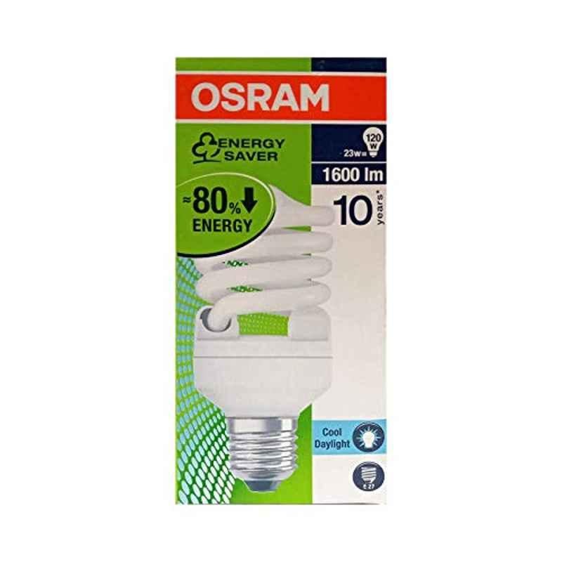 Osram Duluxstar 23W T3 Cool Daylight Twist Fluorescent Light Bulb, 23W/865/E-27