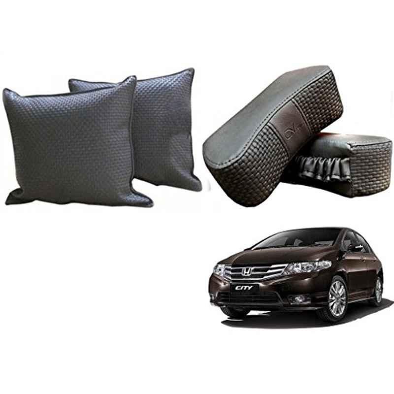 Buy Kozdiko One Pair Grey Neck Rest One Pair Cushion Combo for Honda City Online At Price 981