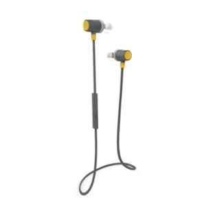 Portronics Harmonics 214 Yellow Wireless Sport Headset with Mic, POR-358