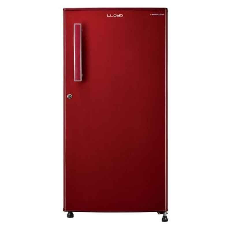 Lloyd 115W 190L Royl Red Direct Cool Refrigerator with Handle, GLDC202PRRW2EA