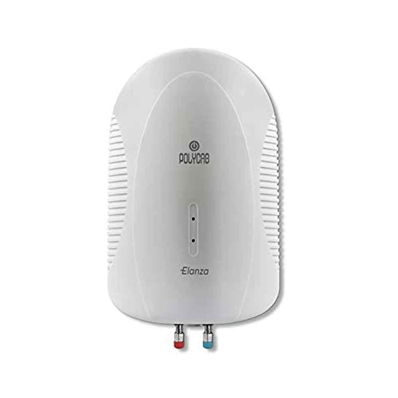 Polycab Elanza 3 Litre 3000W White Instant Water Geyser, POLY0504
