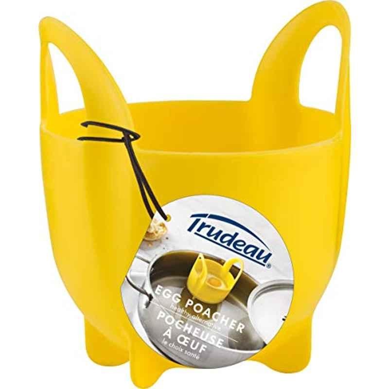 Trudeau Silicone Yellow Microwave Egg Poacher, 9915025
