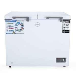 Godrej Edge Penta 400L White Convertible Double Door Freezer, 425C-CMFH2LM