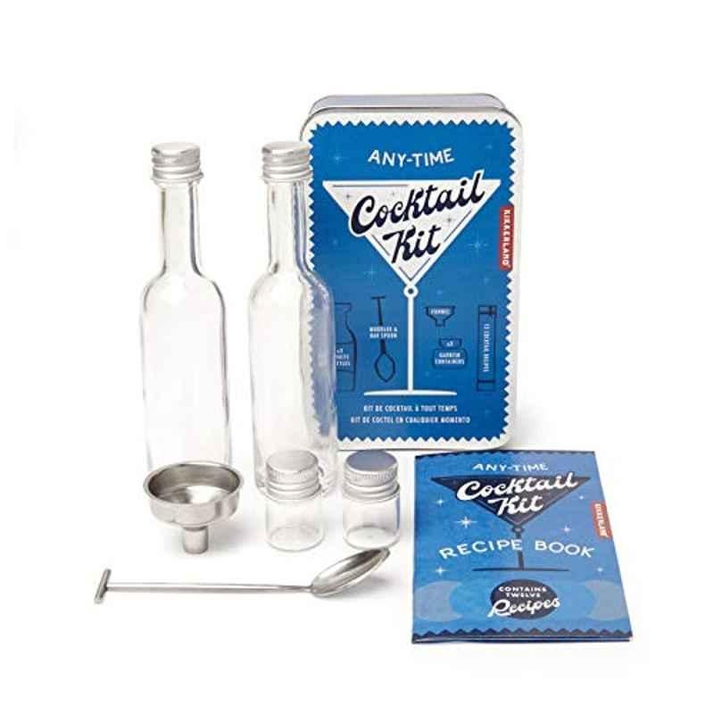 Kikkerland 804802 Glass Any-Time Cocktail Kit