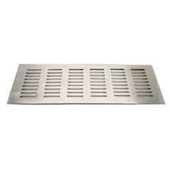 Implemental 4x12 inch Stainless Steel Silver Kitchen Water Drain Grating (Pack of 2)