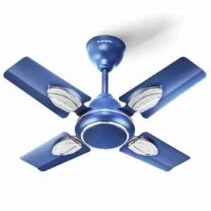 Longway Kiger P1 50W 4 Blade Ultra High Speed Silver Blue Decorative Ceiling Fan, Sweep: 600 mm