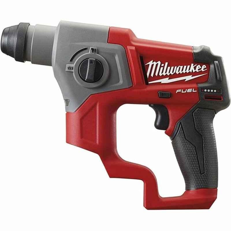 Milwaukee Cordless Hammer Drill, M12CH-0, Fuel, SDS Plus, 6575 BPM