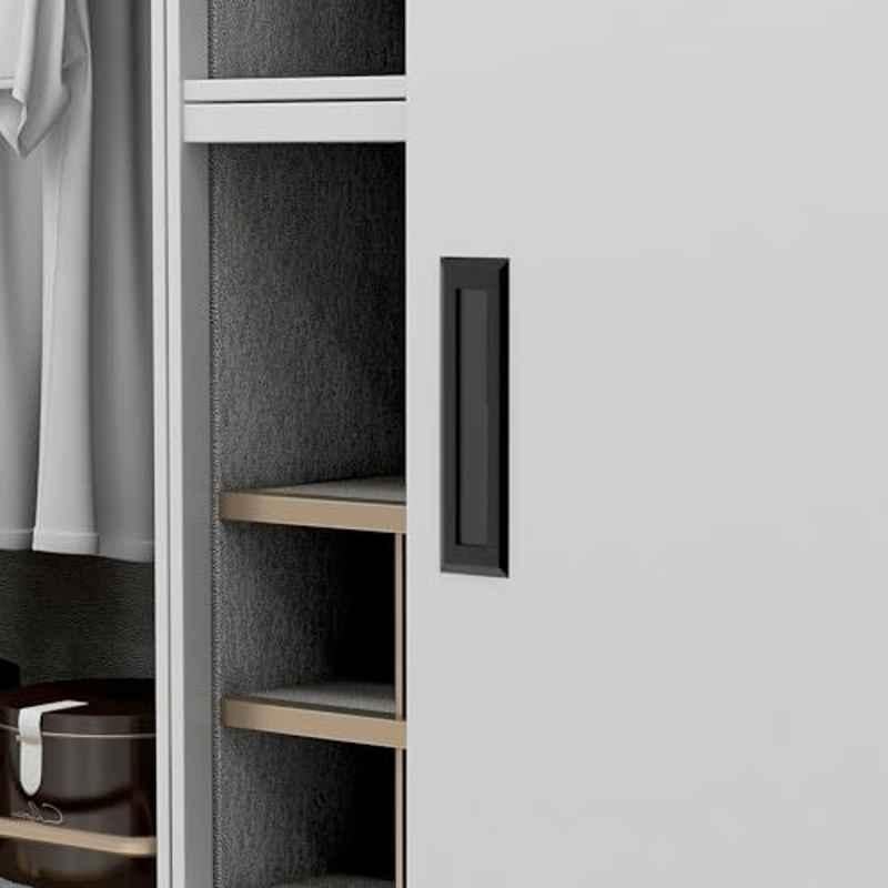 Plantex 160mm Zinc Black Concealed Handle for Sliding Door, Wardrobe & Kitchen Cabinet- APS-DTC-3900-BLCK-160MM-CONCLD-HANDL-PK1