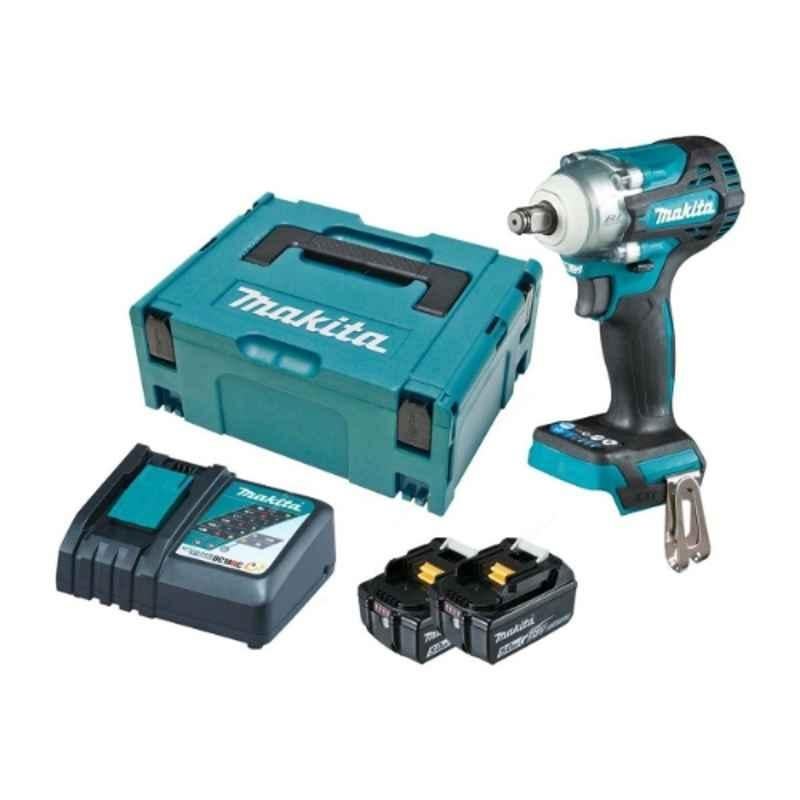 Makita 18V 5.0Ah 30 Nm 1/2 inch Brushless Impact Wrench, DTW300RTJ