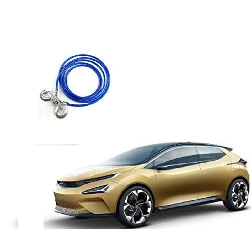Kozdiko 8mm 3 Ton Blue Car Emergency Towing Rope for Tata 45X