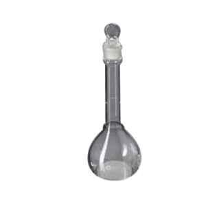 Glassco 100ml White Printing Boro 3.3 Glass Conical Flask with Joint, 071.202.11 (Pack of 5)