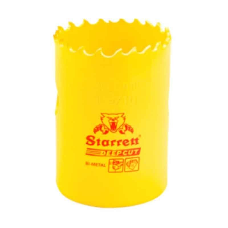 Starrett Deep Cut 40mm Yellow Bi Metal Hole Saw, DCH0196-G