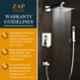 ZAP Stainless Steel 304 Bathroom Double Wall Hook with Screw Set
