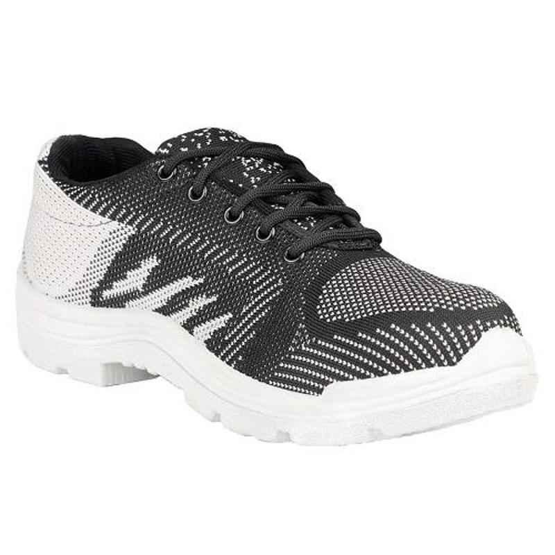 Liberty Freedom Vijeta Textile Steel Toe Grey & White Work Safety Shoes, Size: 11