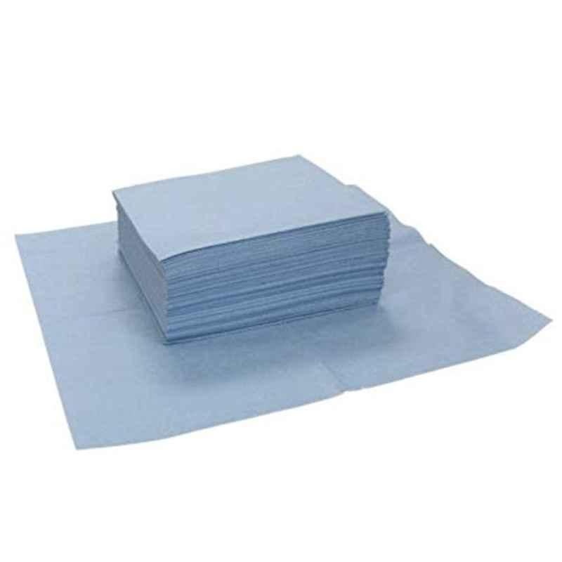 Chemtex Blue Spunlace Wipes 1/4 Fold 12x13 inch 1000 Per Case