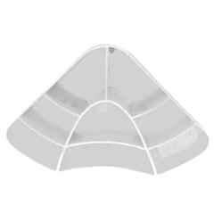 Solo Plastic Opaque White All Rounder Desk Organizer, DL 302