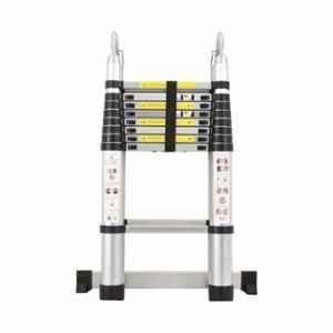 Smarty 18 Step 18.5ft Aluminium Retractable Telescopic Ladder with Double Mag Hinge