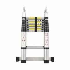 Smarty 18 Step 18.5ft Aluminium Retractable Telescopic Ladder with Double Mag Hinge