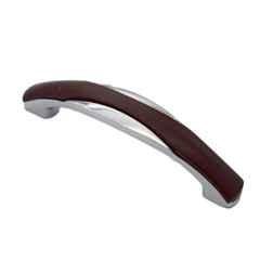 RAB Megna 96mm Zinc Walnut Wardrobe Pull Handle (Pack of 4)