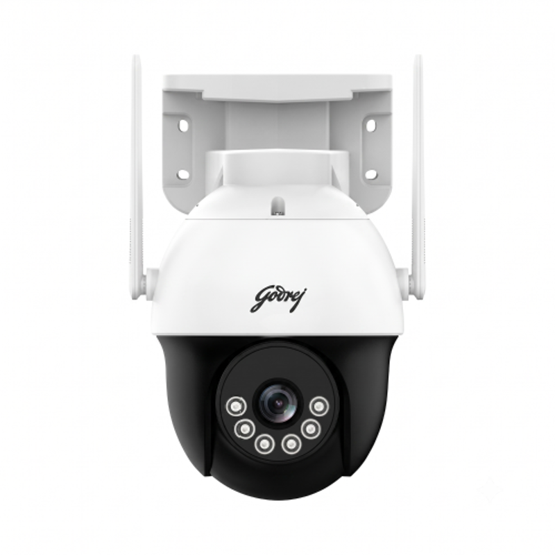 Godrej Ace Pro 3MP Wi-Fi Mini PT Camera with CMOS Sensor & IP65 Protection Class, GODSA04