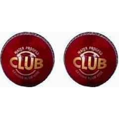 Rastogi Traders Water-Resistant Tournament Game Cork Cricket Leather Ball for Practice (Pack of 2)