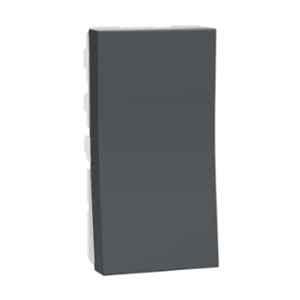 Schneider Electric Miluz Zeta 10A 1 Module Polycarbonate & Polyamide Anthracite Switch, MZSW101M1W_AN, (Pack of 10)