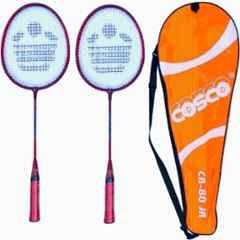 Cosco CB 80 Jr 120g Orange Strung Badminton Racquet (Pack of 2)