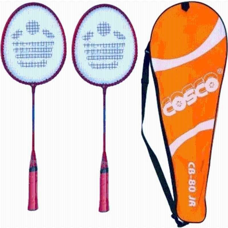 Cosco CB 80 Jr 120g Orange Strung Badminton Racquet (Pack of 2)