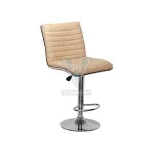 VJ Interior 22x17 inch Beige Revolving bar Stool, VJ-1064