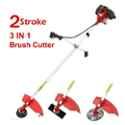 Neptune 1.95HP 52cc 2 Stroke Red 3-in-1 Brush Cutter with 3 Blades, BC-520