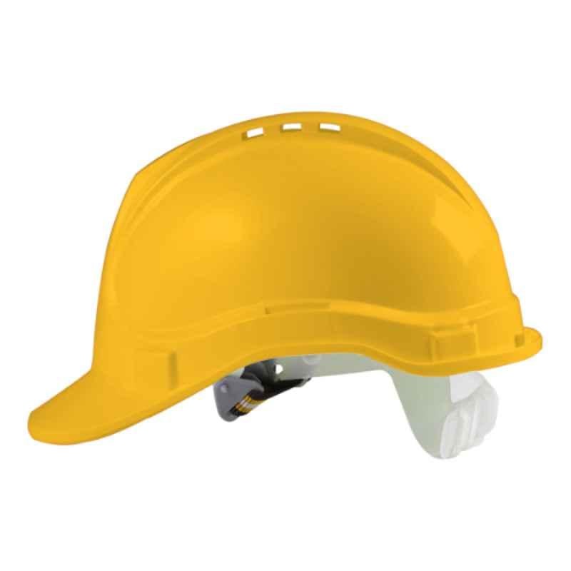 Protect HDPE Yellow Safety Helmet, ZSZ