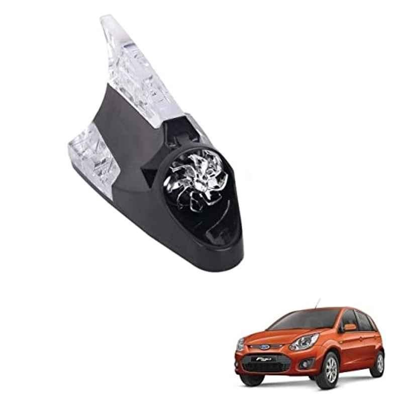 Kozdiko Black Auto Wind Power LED Light Shark Fin Car Antenna for Ford Old Figo (2009-2014)