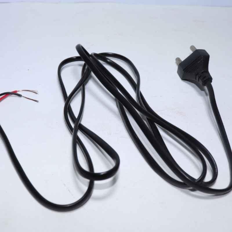 Buy Super GEC 2 Pin 2 Core AC PVC Black Power Cable, 14/76, Length 1.