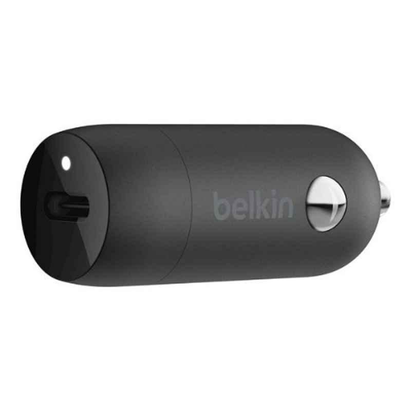 Belkin 20W Black USB-C Car Charger, BL-CC-USBC-A003-20W