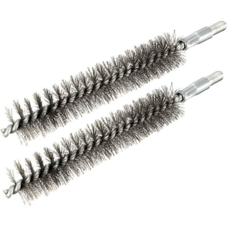 Lessmann 2 Pcs 20mm Stainless Steel Wire Pipe Tube Sweep Cleaning Chimney Brush Set