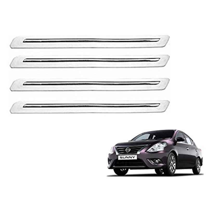 Kozdiko 4 Pcs White Car Bumper Protector Set for Mercedes Benz E Class Cabriolet