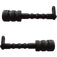 AOW Heavy Frame Slider Ball Crash Protectors for KTM DUKE200 (Black)