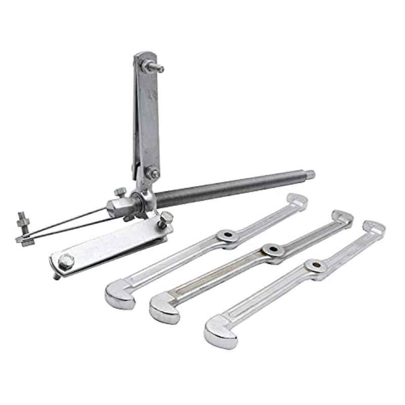 Max Germany 16 inch Carbon Steel Silver Three Jaw Bearing Puller, 412-16