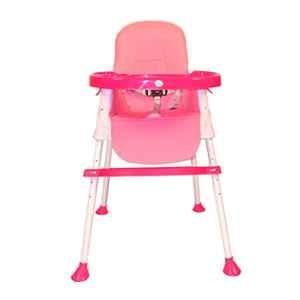 Safe-O-Kid 4-in-1 Pink Convertible Feeding High Chair with Adjustable Tray & Soft Cushion for 6 to 36 Months Baby, SOK9HIGHBL002