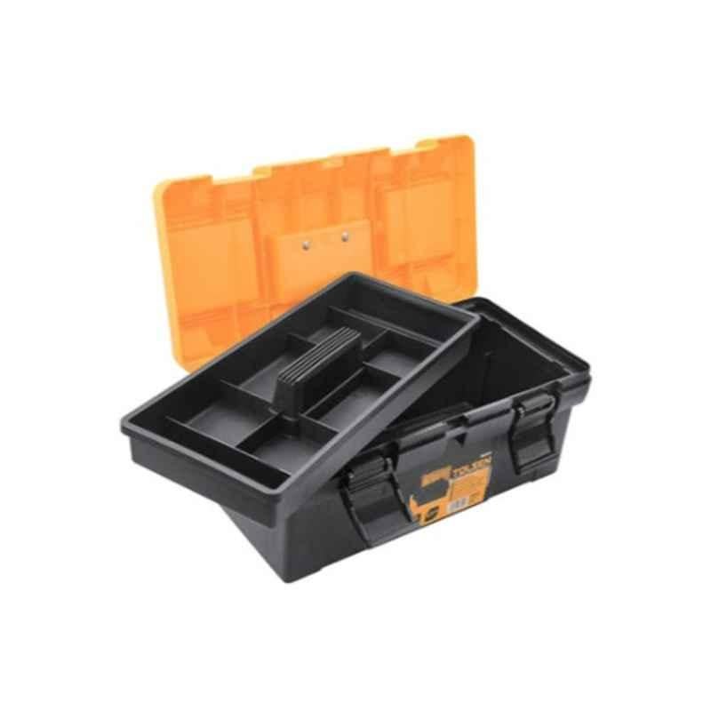 Tolsen Multicolour Heavy Duty Plastic Tool Box, 80201