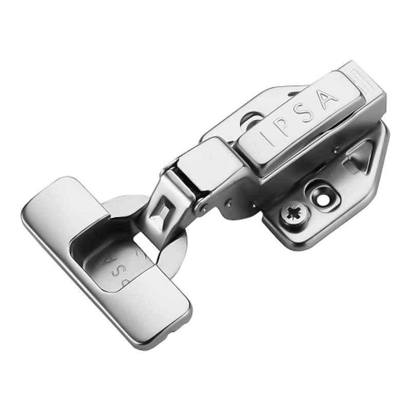 IPSA 19-24mm 15 Crank Stainless Steel Auto Cup Hydraulic Cabinet Hinge, 12196 (Pack of 3)