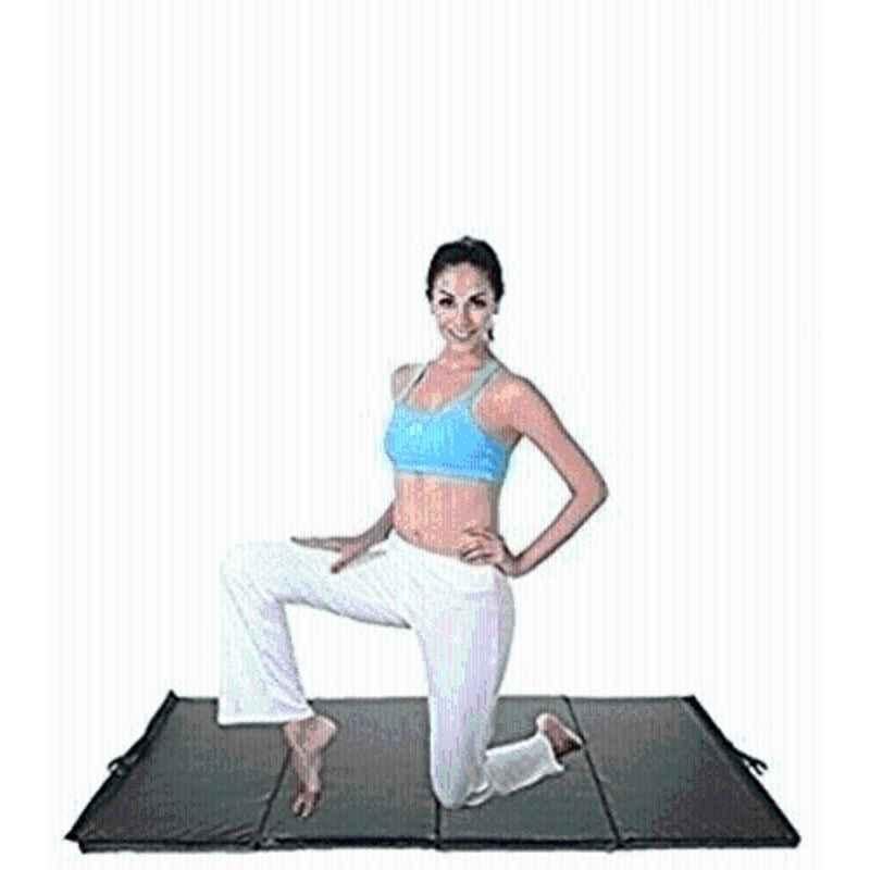 Matrica 18mm Foam Black Gymnastics High Destiny Foldable Sports Exercise Yoga Mat