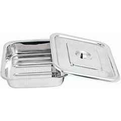 GFE 12x8 inch Stainless Steel Instrument Tray with Cover