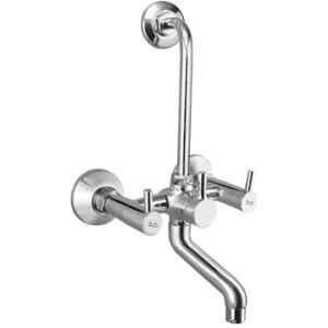 Zoie Mini Brass Silver Chrome Finish 2 in 1 Wall Mixer, Z20020