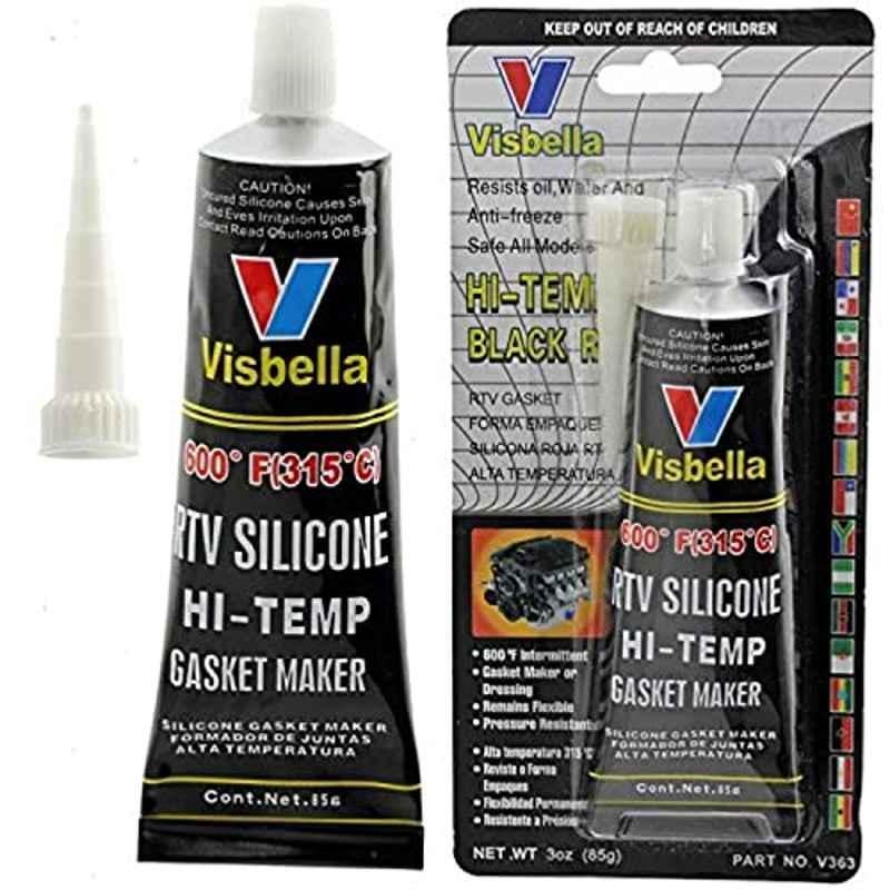 Visbella 85g Silicone Black Oven Glass Door Gasket Seal Maker, V363