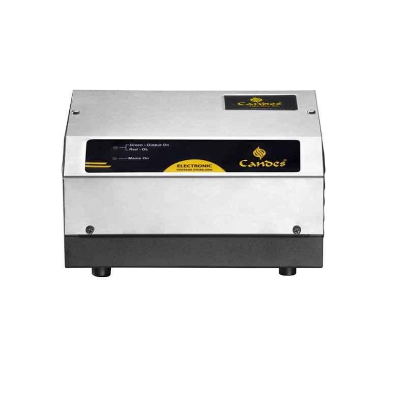 Candes Stainless Steel Voltage Stabilizer for upto 350L Refigerator, Working Range: 90 to 290 V