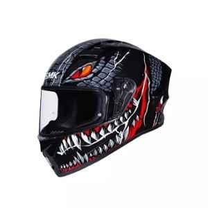 Smk GL263 Full Face Yes Isi Ceritifed Black Plastic Stellar With Graphics L (59 cm) Men/Women Full Face Helmet